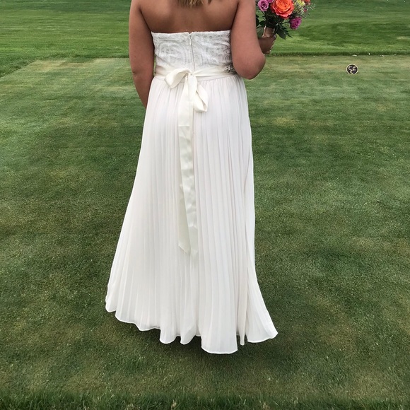 Ivory prom dress - Picture 2 of 3